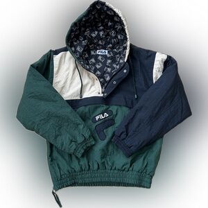 Rare! Vintage 90s Fila Half Zip Jacket